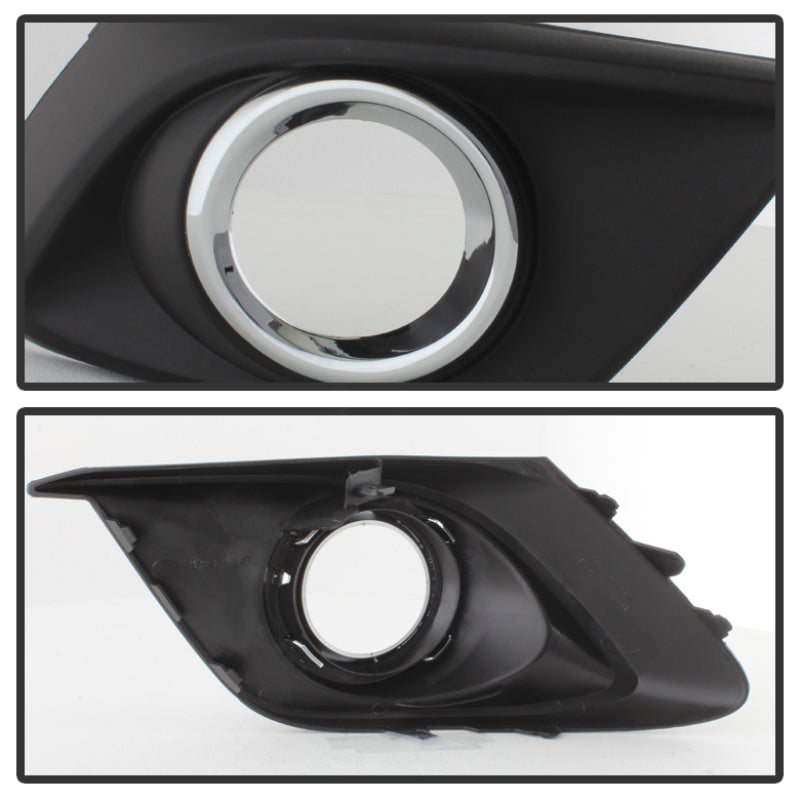 Spyder 5077776 fits Mazda 3 2014+ OEM Fog Light w/Switch- Clear FL-MM32014-C