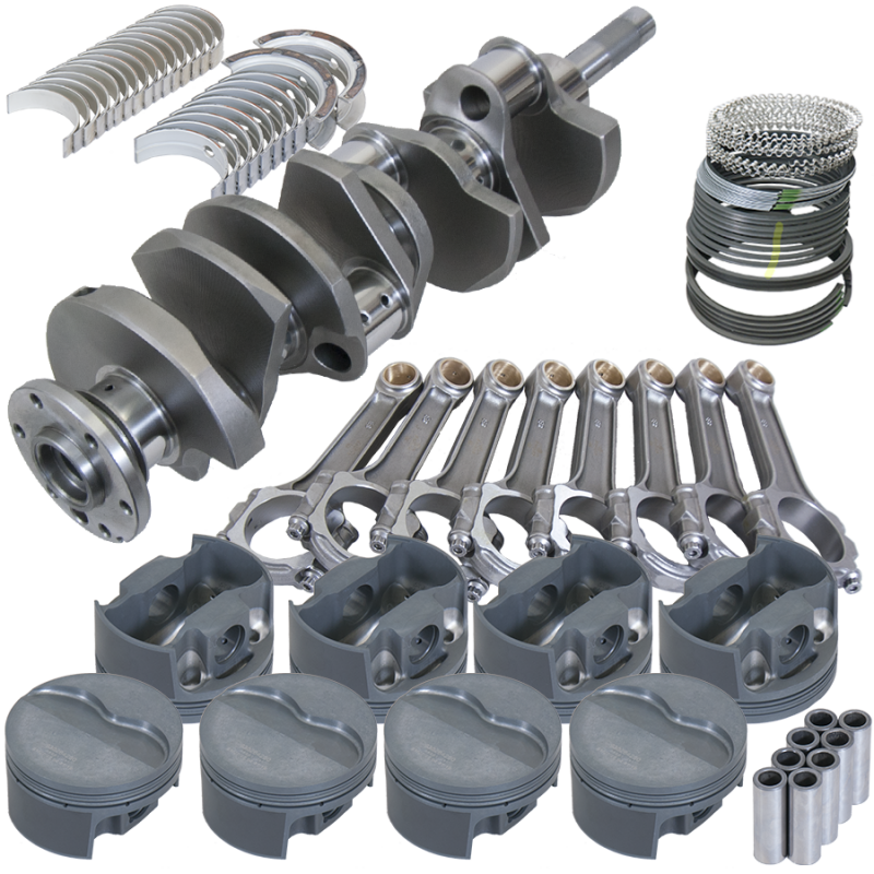 Eagle 158224080 fits Ford FE 4.125in Crank 6.700in I-Beam Rods -7cc Flat Top 4.080in Pistons Rotating Assembly
