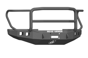 Road Armor 61745B 17-20 fits Ford F-250 Stealth Wide Fender Front Winch Bumper w/Lonestar Guard - Tex Blk