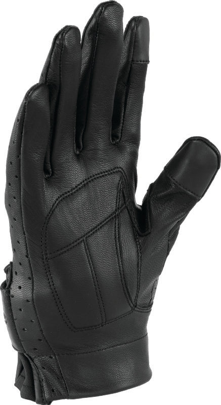 Kuryakyn 094501 Kuryakyn Leather By River Road fits Tucson Leather Perforated Gloves Black Womens - Small