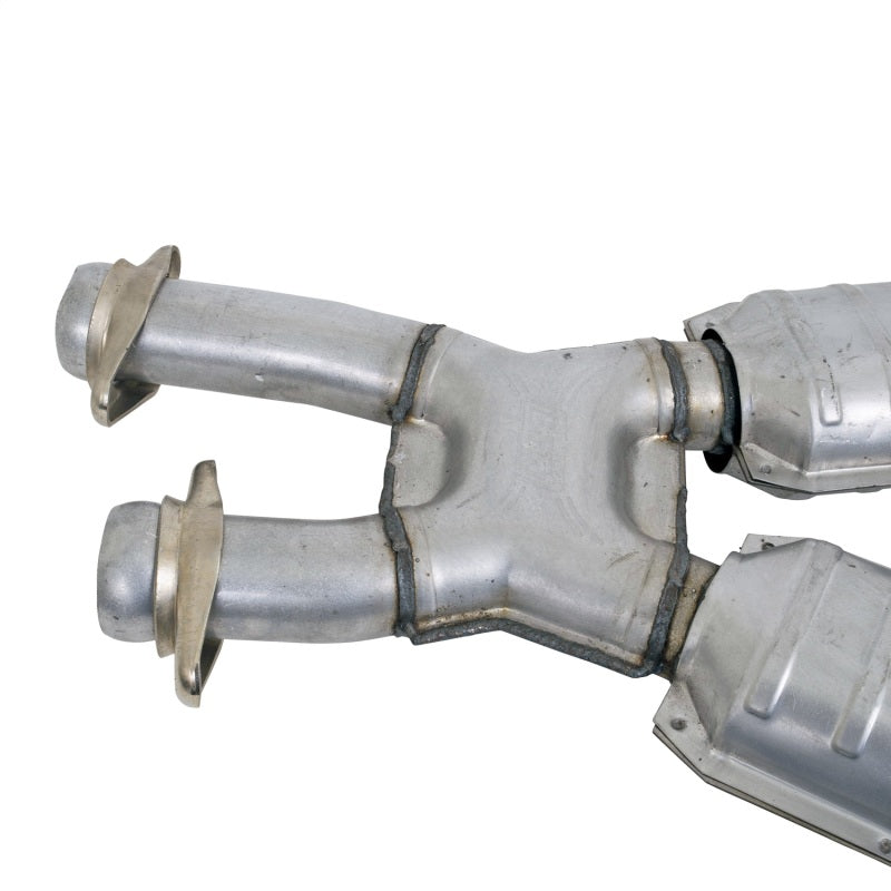 BBK  1662 Mustang 5.0 High Flow X Pipe With Catalytic Converters - 2-1/2