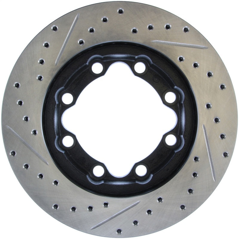 Stoptech 127.66026L Slotted & Drilled Sport Brake Rotor