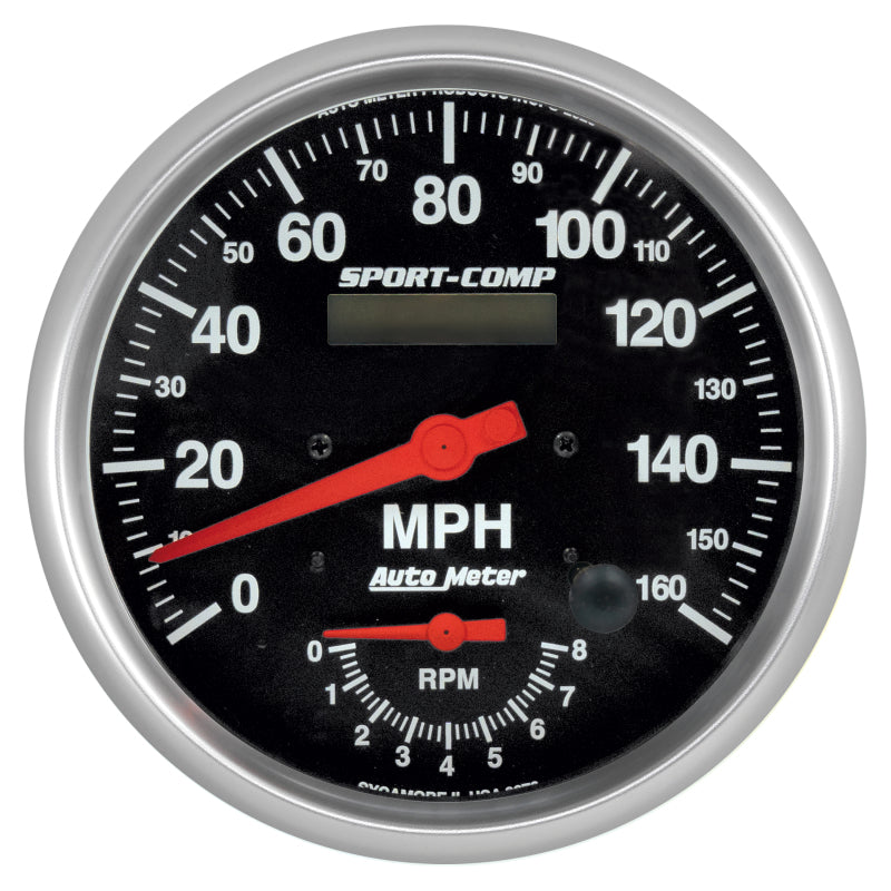 AutoMeter 3978 Autometer Tach/Speedo 5in. 160mph/8k RPM Electric Program Sport-Comp Gauge
