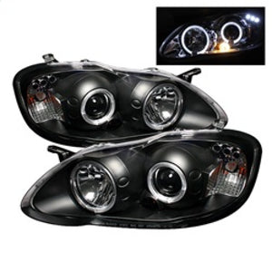 Spyder 5011787 fits Toyota 03-08 Corolla Projector Headlights LED Halo- LED Blk