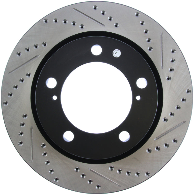 Stoptech 127.44162L Slotted & Drilled Sport Brake Rotor