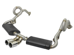 AFE 49-36415-P rce-Xp 2in 304 SS Cat-Back Exhaust w/Polished Tips 13-16 fits Po