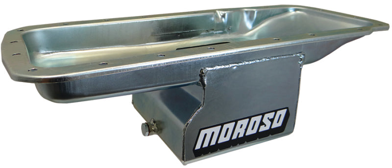 Moroso 20760 Mopar 30 (w/Center Sump) Deep Wet Sump 7qt 7in Steel Oil Pan
