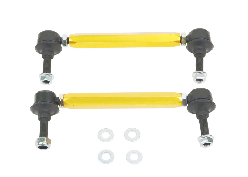 Whiteline KLC140-195 Universal Swaybar Link Kit-Heavy Duty Adj Steel Ball w/ 10mm Ball/Ball