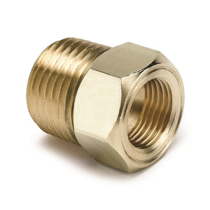 AutoMeter 2264 Autometer 1/2 inch NPT Male Brass for Mechanical Temp. Gauge Adapter