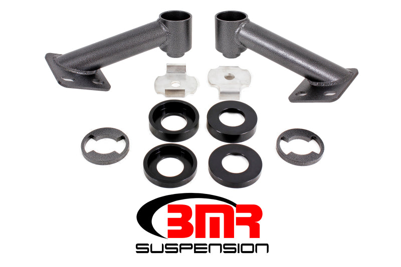 BMR CB005H S550 Mustang Cradle Bushing Lockout Kit - Black Hammertone