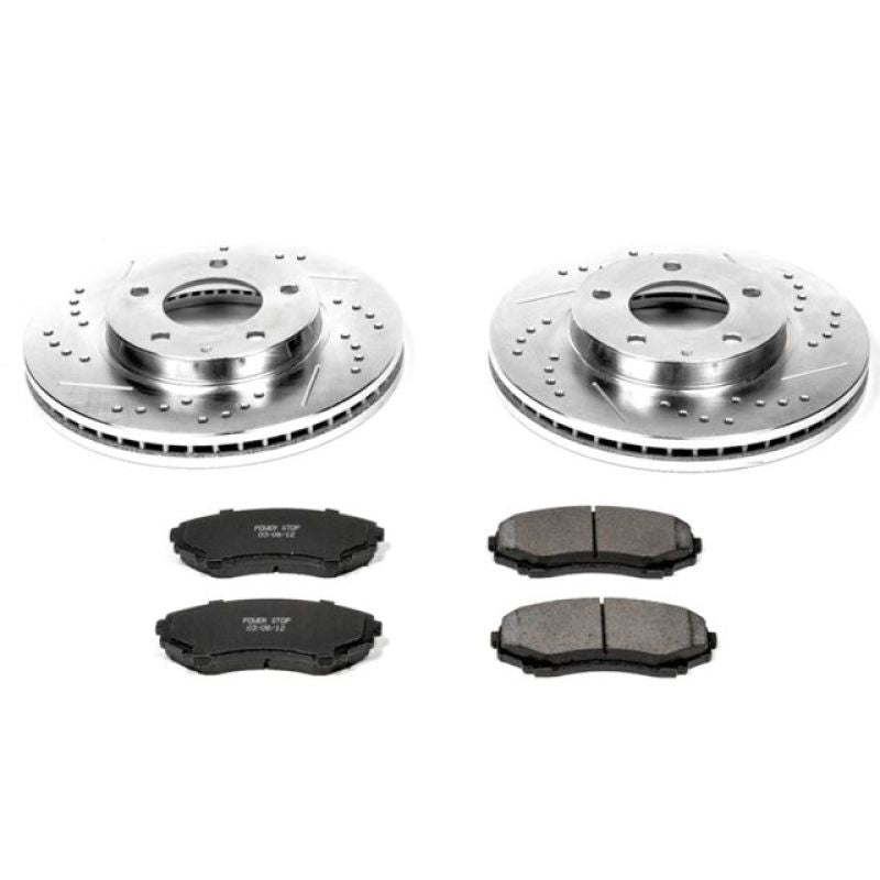 PowerStop K1184 fits Mazda 00-06 MPV Front Z23 Evolution Sport Brake Kit