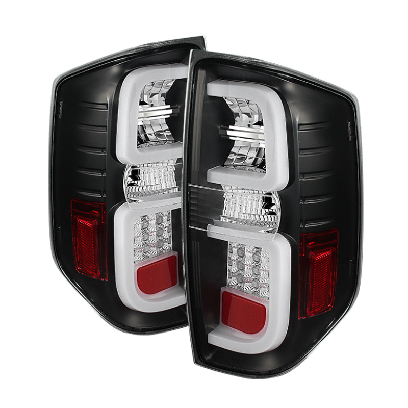 Spyder 5080196 fits Toyota 14-20 Tundra 2016 Light Bar LED Tail Lights Black AL