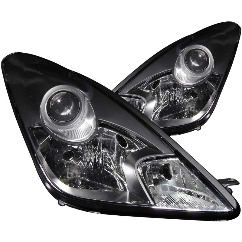 ANZO 121122 2005 fits Toyota 00-20 Celica Crystal Headlights Black