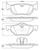 Stoptech 308.1267 Street Touring Brake Pads