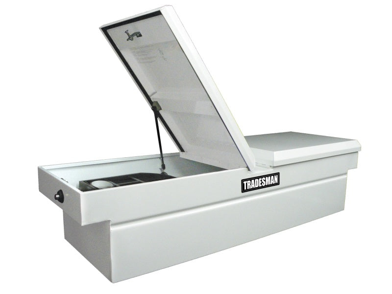 Tradesman 86450 Steel Cross Bed Truck Tool Box (70in.) - White