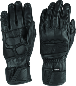 FIRSTGEAR Himalayan Short Gloves Black - Medium