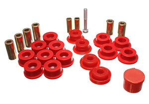 Energy Suspension 2.3108R Control Arm Bushings - Front - Red