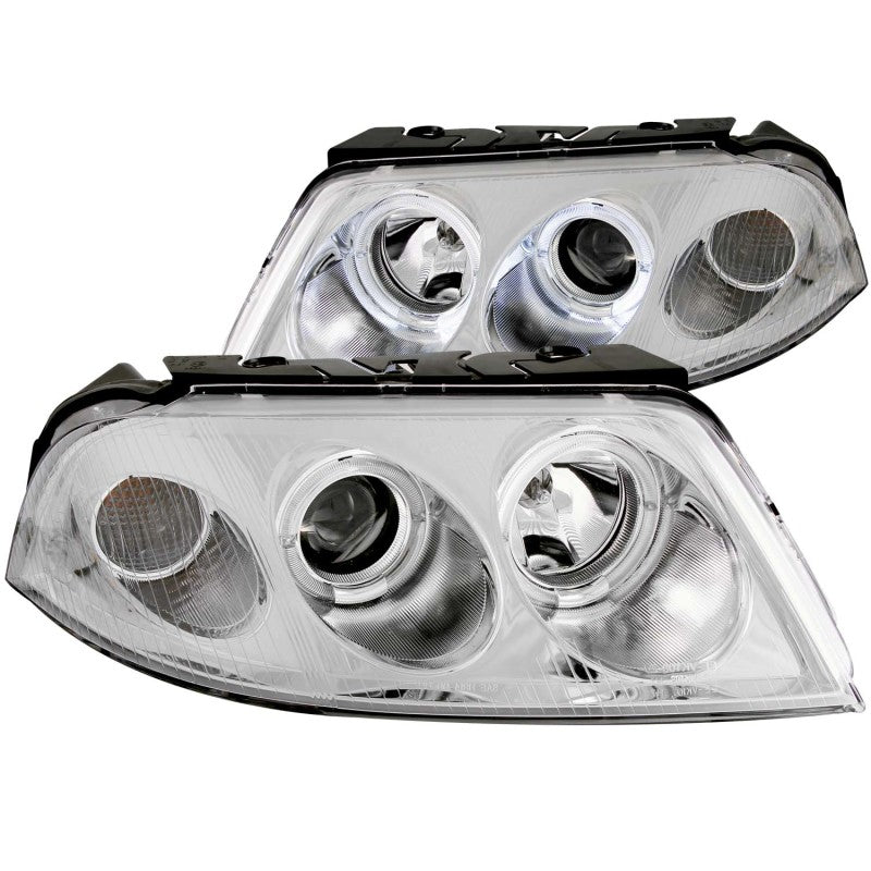 ANZO 121358 2005 fits Volkswagen 01-20 Passat Projector Headlights w/ Halo Chrome