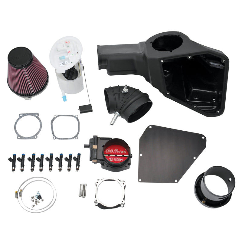 Edelbrock 15884 15-17 Ford Mustang 5.0L 4V Stage 2 Supercharger Upgrade Kit W/ Tune