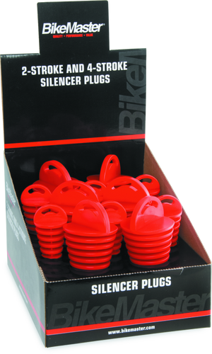 BikeMaster 151686 BikeMaster Exhaust Plug Display - 12pc.