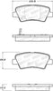 Stoptech 308.1445 Street Brake Pads