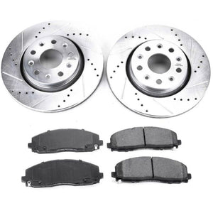 PowerStop K7940 fits Jeep 18-19 Wrangler Front Z23 Evolution Sport Brake Kit