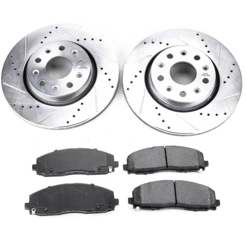 PowerStop K7940 fits Jeep 18-19 Wrangler Front Z23 Evolution Sport Brake Kit