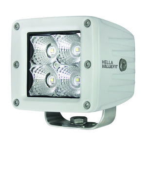 Hella LA357204041 HVF Cube 4 LED Off Road Kit - 3.1in 12W Flood Beam