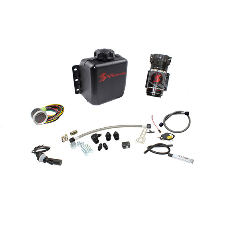 Snow Performance SNO-210-BRD-T Stg 2 Boost Cooler F/I Prog. Water Injection Kit (SS Braided 4AN Fitting) - No Tank