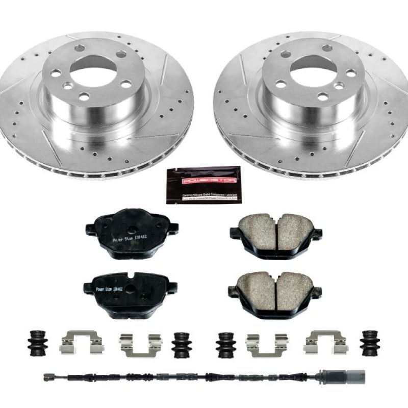 PowerStop K6040 fits BMW 11-17 X3 Rear Z23 Evolution Sport Brake Kit