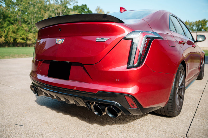 CORSA Performance 21319BLK Corsa 22-25 fits Cadillac CT4 V Blackwing 3in Active Valve Axle-Back - 4.5in Black Tip