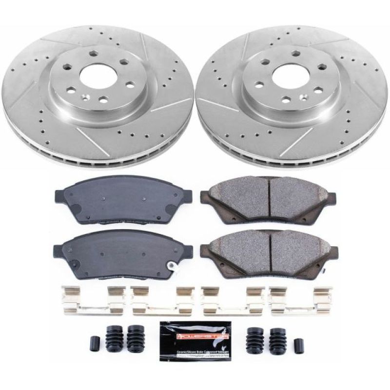 PowerStop K5545 fits Cadillac 10-16 SRX Front Z23 Evolution Sport Brake Kit