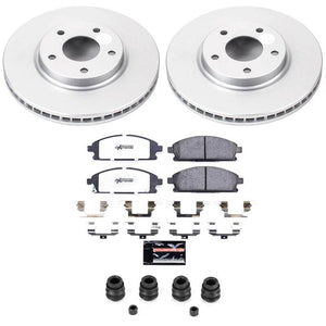 Power Stop 04-09 Nissan Quest Front Z36 Coated Truck & Tow Brake Kit