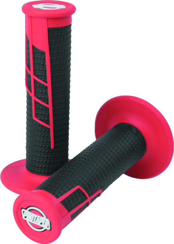 ProTaper 21662 Clamp-On 1/2 Waffle Grip - Red/Black