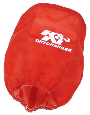 K&N Engineering RX-4730DR K&N Drycharger Air Filter Wrap Red 6in Base ID x 5in Top ID x 6.5in Height