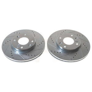 PowerStop fits Hyundai 03-05 Sonata Front Evolution Drilled & Slotted Rotor -