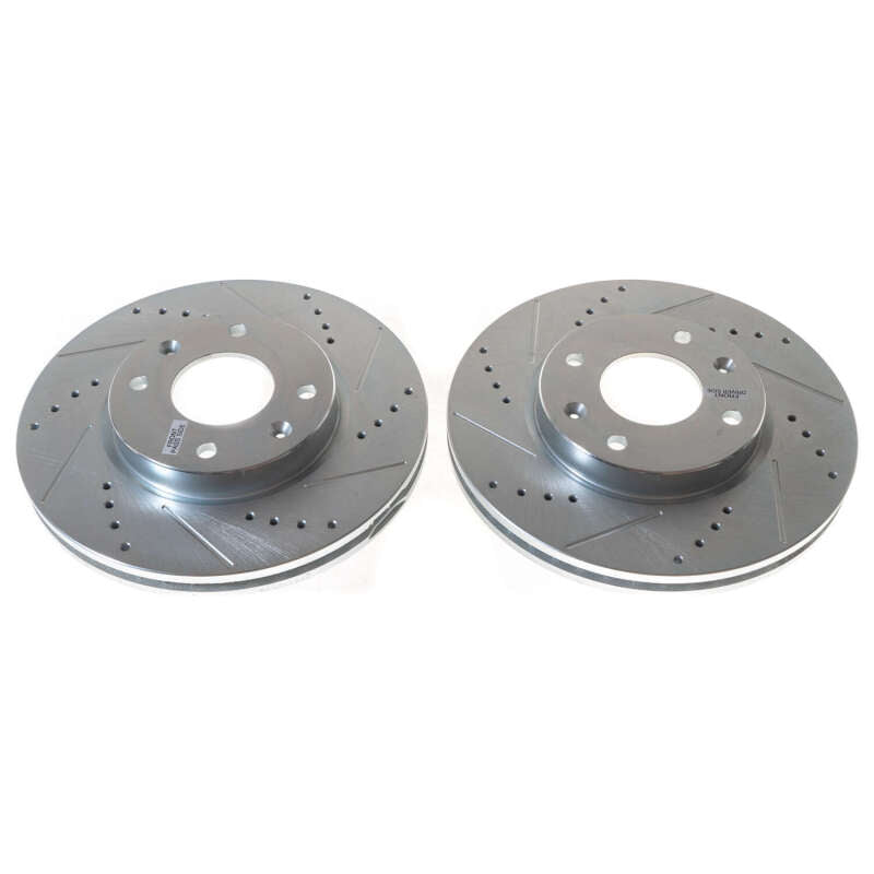 PowerStop fits Hyundai 03-05 Sonata Front Evolution Drilled & Slotted Rotor -