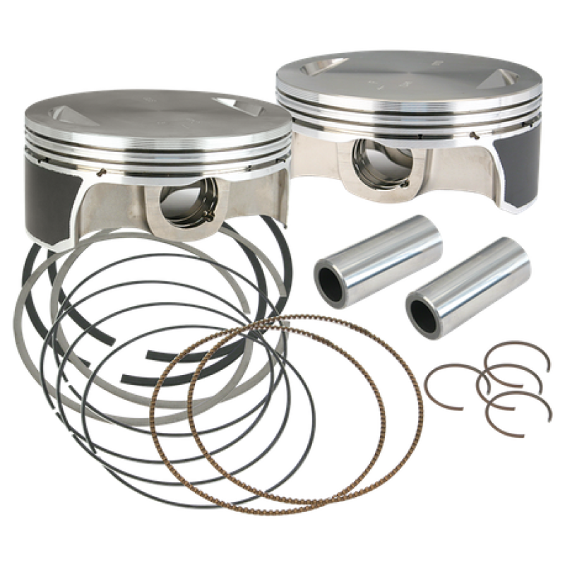 S&S 106-3872A Cycle 2007+ BT 4-1/8in Piston Set - .010in
