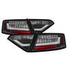 Spyder 5082275 fits Audi 08-12 A5 LED Tail Lights Black ALT-YD-AA508-LED-BK