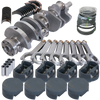 Eagle 14800040 fits Ford 351C 3.850in Crank 6.000in H-Beam -3cc Flat Top 4.040in Pistons Rotating Assembly