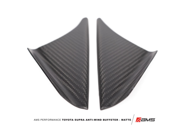 AMS AMS.38.06.0002-2 Performance 2020+ fits Toyota GR Supra Anti-Wind Buffeting Kit - Matte Carbon