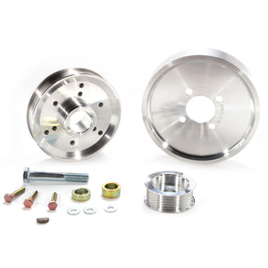 BBK 1559 02-04 fits Mustang 4.6 GT Underdrive Pulley Kit - Lightweight CNC Bi