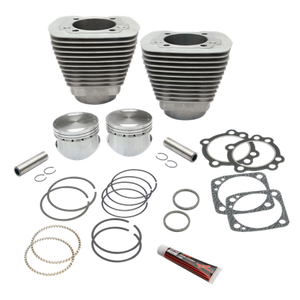 S&S 91-7202 Cycle 84-99 BT 96in 3 5/8in Big Bore Cylinder & Piston Kit - Natural