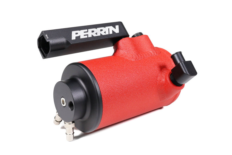 Perrin PSP-ENG-611RD 22-23 fits Subaru WRX Air Oil Separator - Red