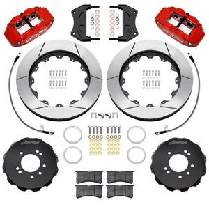 Wilwood 89-98 Nissan 240SX/89-94 Skyline/90-96 300ZX Superlite 6R Front BBK w/ 14in SLT Rotors - Red