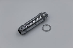 Fragola 491977-CH -6AN x 9/16-24 Carb Adapter Long 3in - Chrome