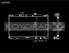 Koyo 11-16 Honda CR-Z 1.5L Hybrid (MT) / 09-14 Honda Fit (MT) Radiator