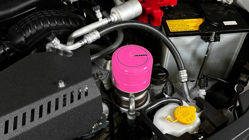 Perrin PSP-ENG-716HP 2015+ fits Subaru WRX/STI Oil Filter Cover - Hyper Pink