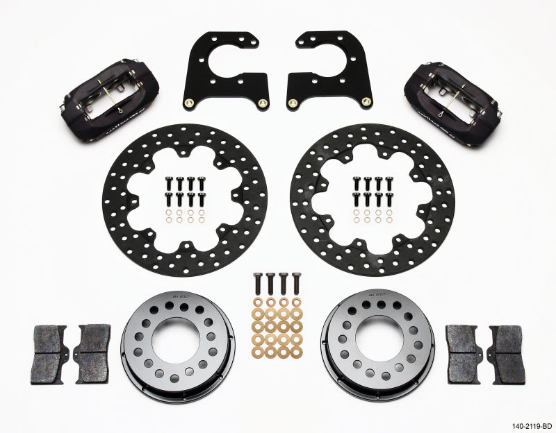 Wilwood 140-2119-BD Dynalite Rear Drag Kit Rotor New Big fits Ford 2.50in Offset