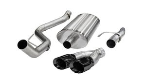 CORSA Performance 14393BLK Corsa 2011-2014 fits Ford F-150 5.0L V8 Black Sport Cat-Back Exhaust